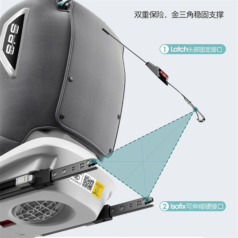速发汽车用婴儿宝宝车载旋转简易便携式坐椅0-12可躺儿童安全座椅