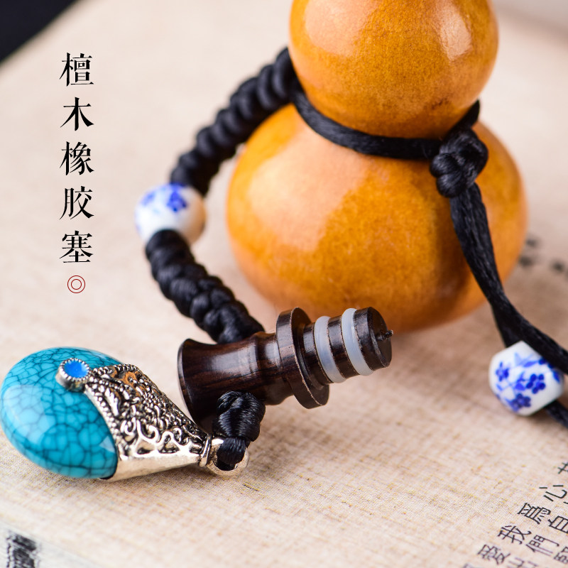 现货速发雕刻小葫芦手把件迷你酒葫芦挂件便携文玩包浆工艺品精品