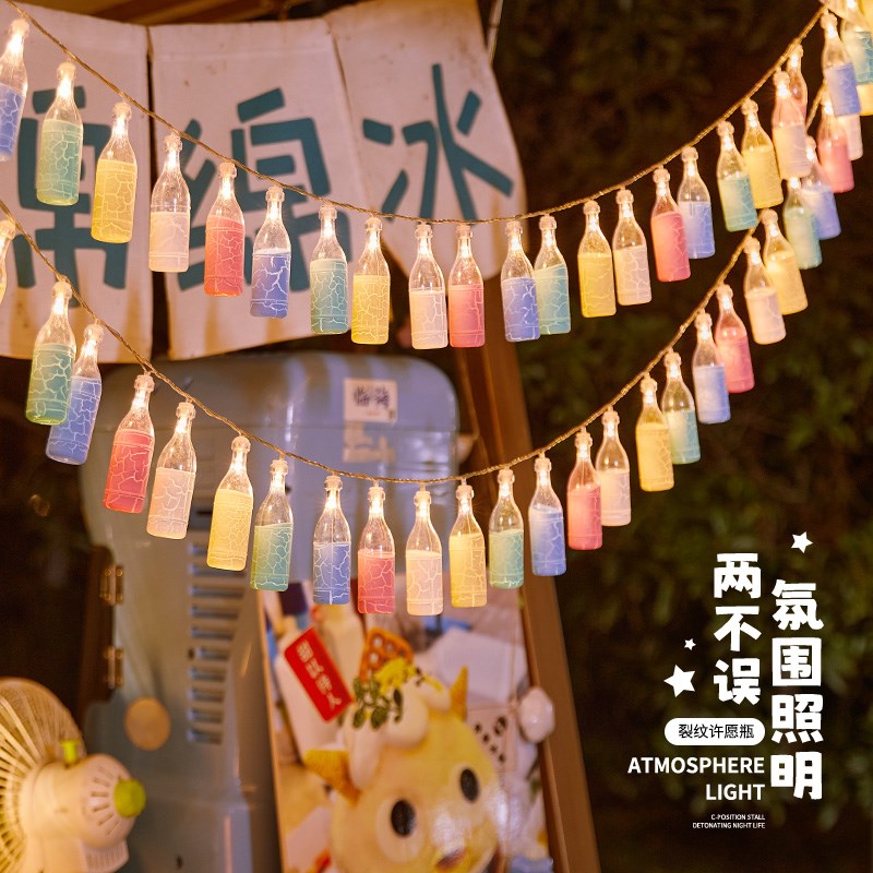 速发小彩灯户外露营灯天幕氛围灯串灯野营帐篷星星灯带超长续航