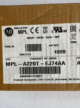 MPL-A220T-EJ74AA 罗克韦尔AB伺服电机 工控自动化配件议价维修