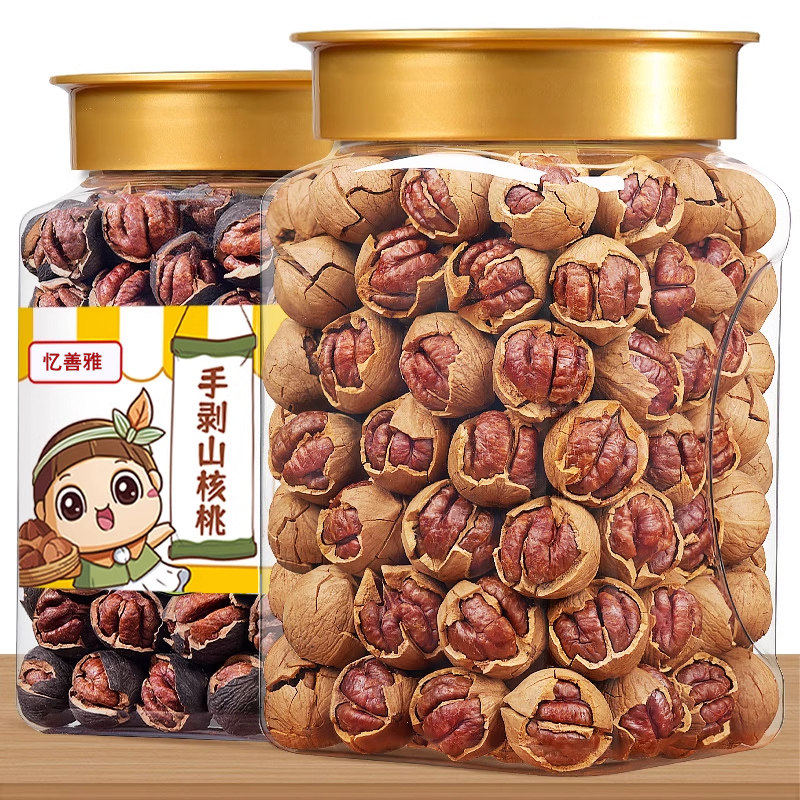 25年新货临安山核桃大颗粒手剥小核桃袋装干果坚果小胡桃炒货零食,传统滋补营养品,药膳养生粉/羹/糊,淘宝优惠券,粉丝福利购,淘宝优惠卷