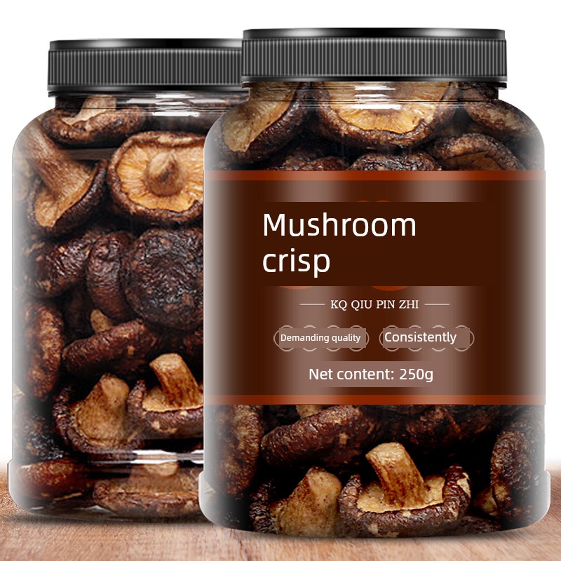 香菇脆果蔬脆解馋零食休闲食品小吃即食脱水香菇干即食孕妇香菇脆