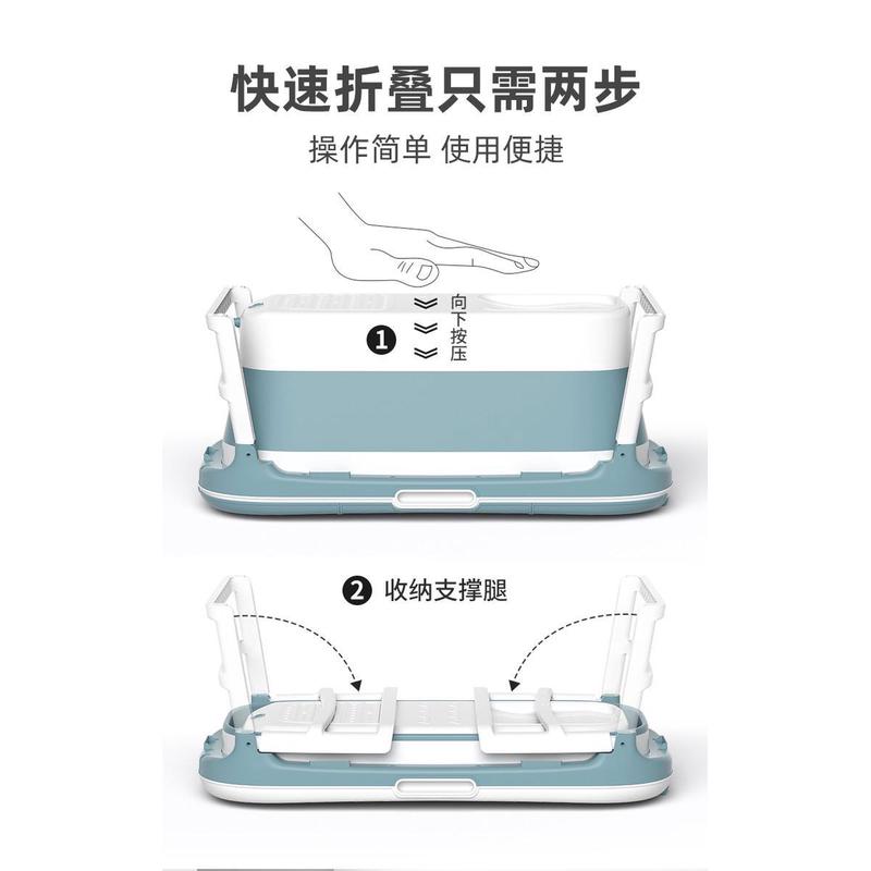 洗澡桶手提可坐大人可折叠加厚浴桶家用加大号洗澡桶全身成人浴盆