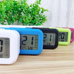 充电闹钟学生用闹钟盲人语音报时卧室桌面闹钟整点报时闹钟小闹钟