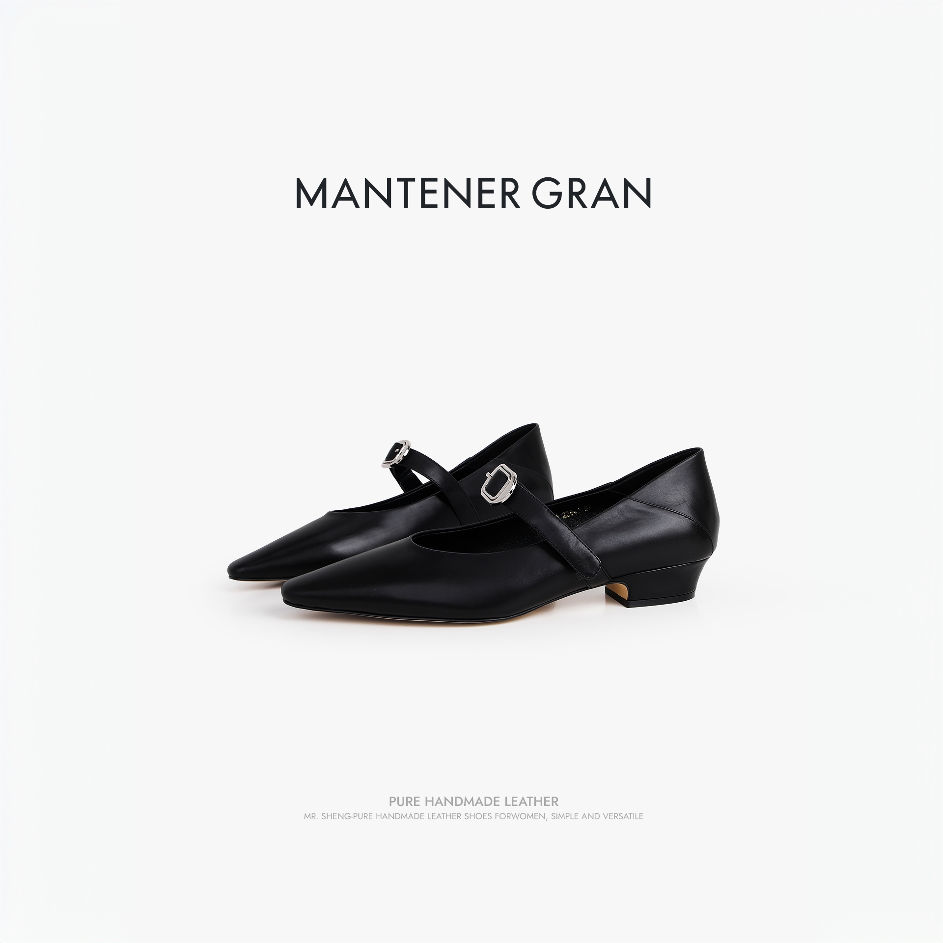 MantenerGran玛丽珍鞋学院风浅口
