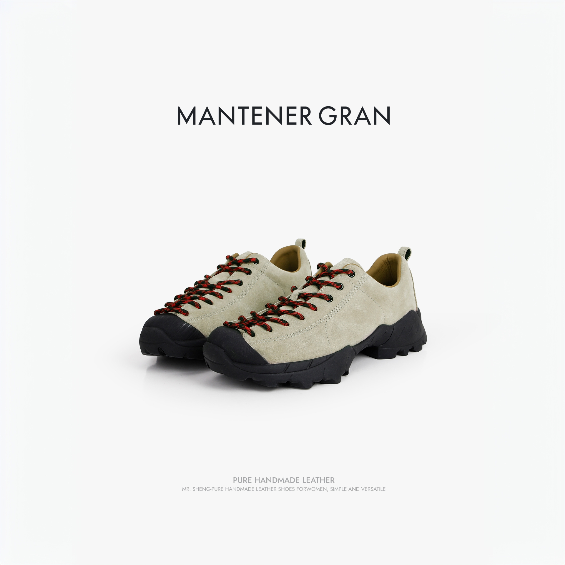 MantenerGran休闲圆头运动休闲鞋