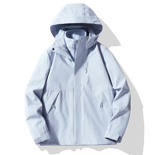 秋冬季 幼儿园老师园服外套冲锋衣三合一两件套教师工作服定制LOGO