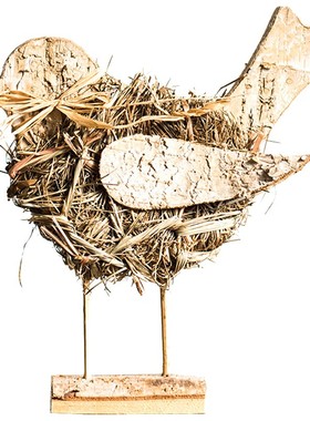 速发森林精灵圣氛摆件欧式美式白桦手工艺品气诞装饰陈列桌面地面