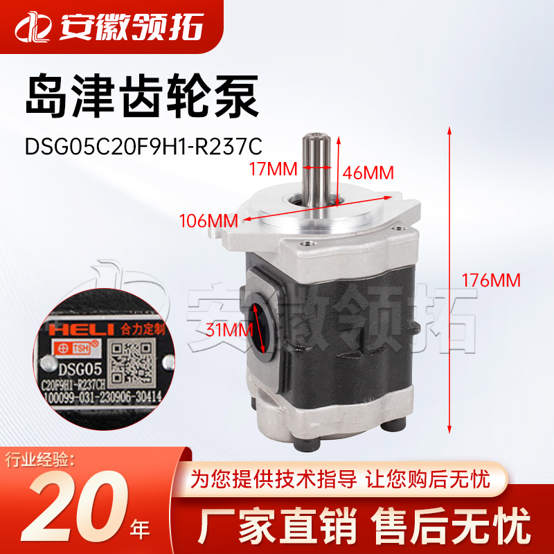 岛津低噪音齿轮泵DSG05C20F9H1-