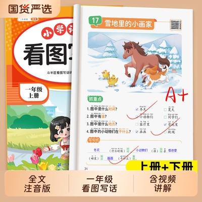 一年级看图写话上下册每日一练