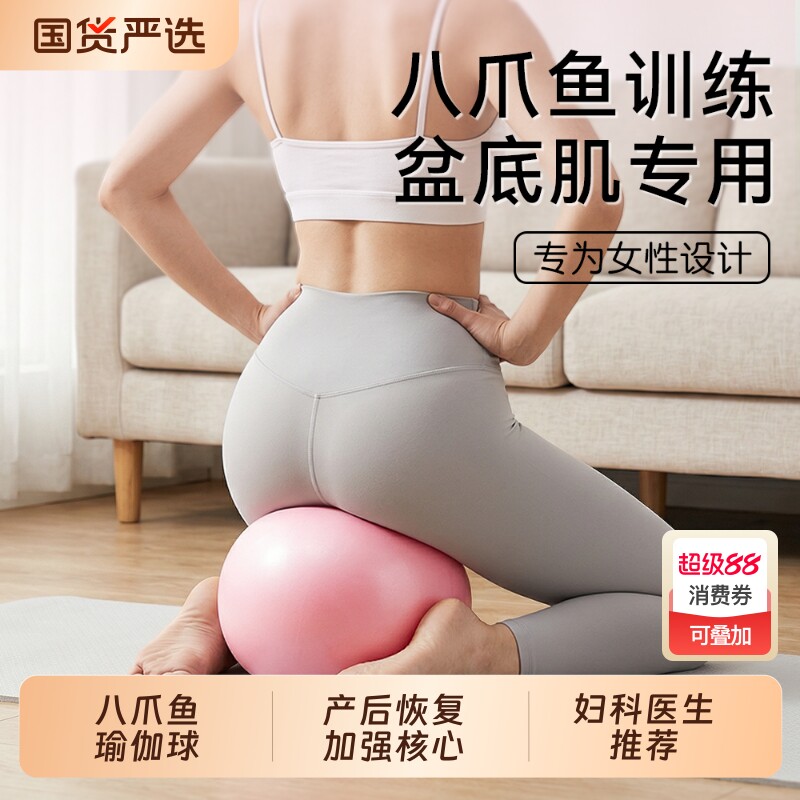 八爪鱼瑜伽球成人专用盆底肌训练球小球高张普拉提产后修复核心女