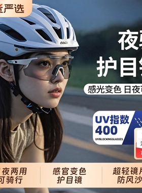 变色骑行眼镜日夜两用护目镜防风
