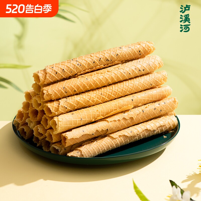 泸溪河蛋卷香酥鸡蛋卷老式传统零食下午茶解馋小吃美食桃酥原味