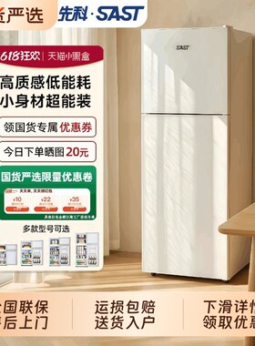 SAST先科一级能效冰箱双门