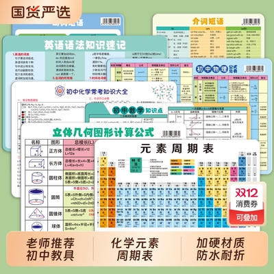 初中化学元素周期表卡片知识点