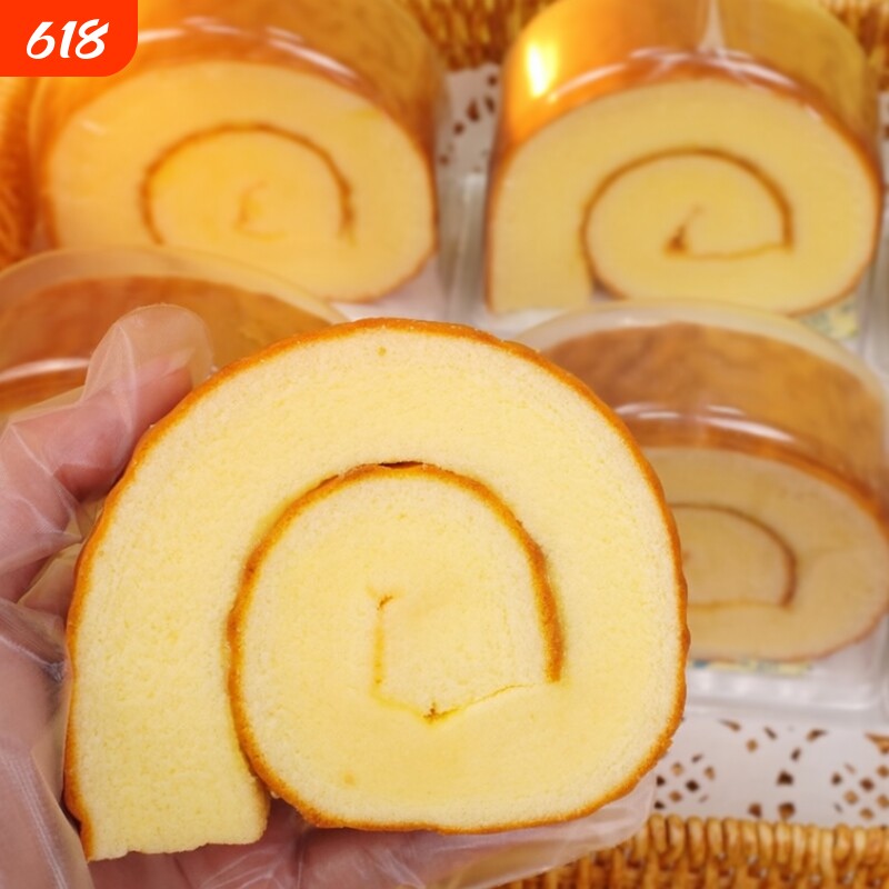 虎皮卷蛋糕卷面包整箱独立包装学生早餐巧克力瑞士卷点心健康糕点