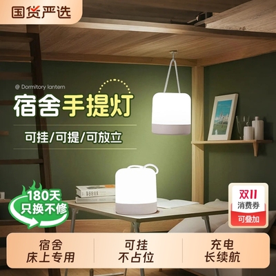 超方便的宿舍灯，可提可挂不占位