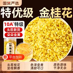 特级金桂花干花食用桂林桂花茶叶泡水喝无硫熏新货正品官方旗舰店