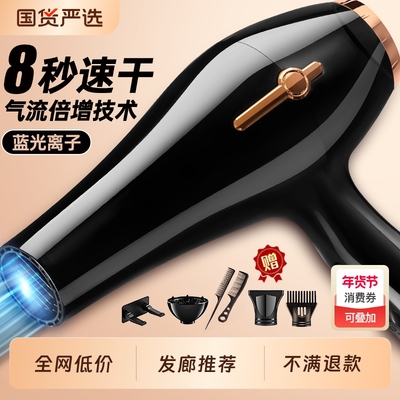电吹风机家用大风力负离子护发大功率理发店吹风筒3524静音速干