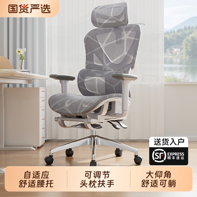 人体工学椅电脑椅家用舒适久坐学生椅子可躺座椅办公椅电竞椅靠背