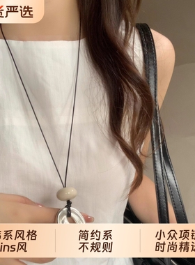 韩系ins风简约不规则几何项链