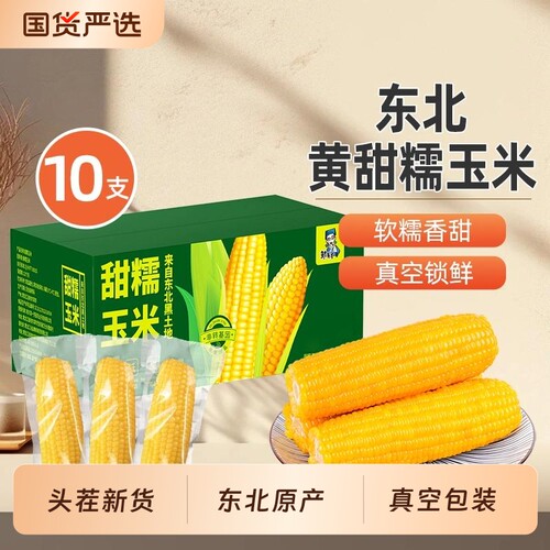 邹有才当季东北黄黏糯玉米棒