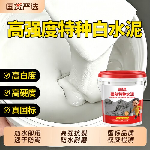 高强度白水泥防水填缝剂墙面