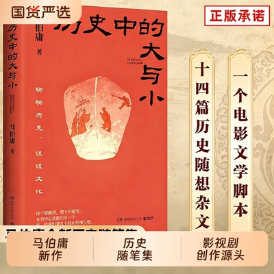 历史中的大与小马伯庸作品2026新书桃花源没事儿食南之徒太白金星有点烦长安的荔枝显微镜下的大明长安十二时辰凤起陇西正版十五日
