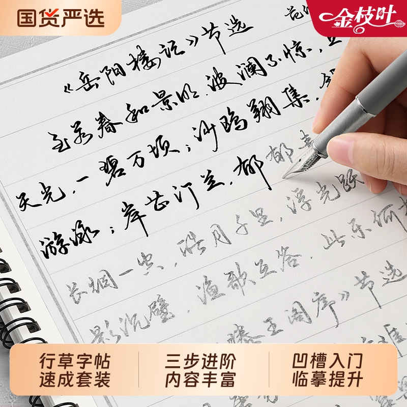 行草字帖成人临摹速成套装