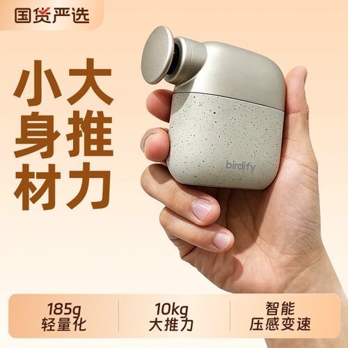 birdify岚鸟G30迷你筋膜枪肌肉按摩器按摩枪女多功能静音肩颈健身