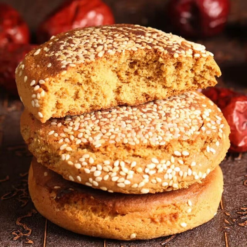 山西特产鑫炳记太谷饼中式糕点点心袋装上班休闲零食早餐茶点