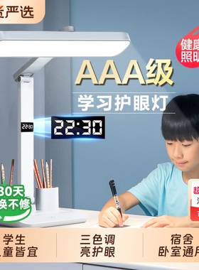 台灯护眼学习专用LED大学生充电儿童卧室床头灯写作业插电灯具
