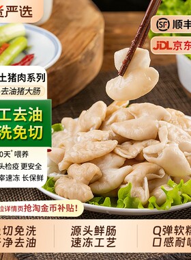 新鲜冷冻精品去油生肥肠产地直发