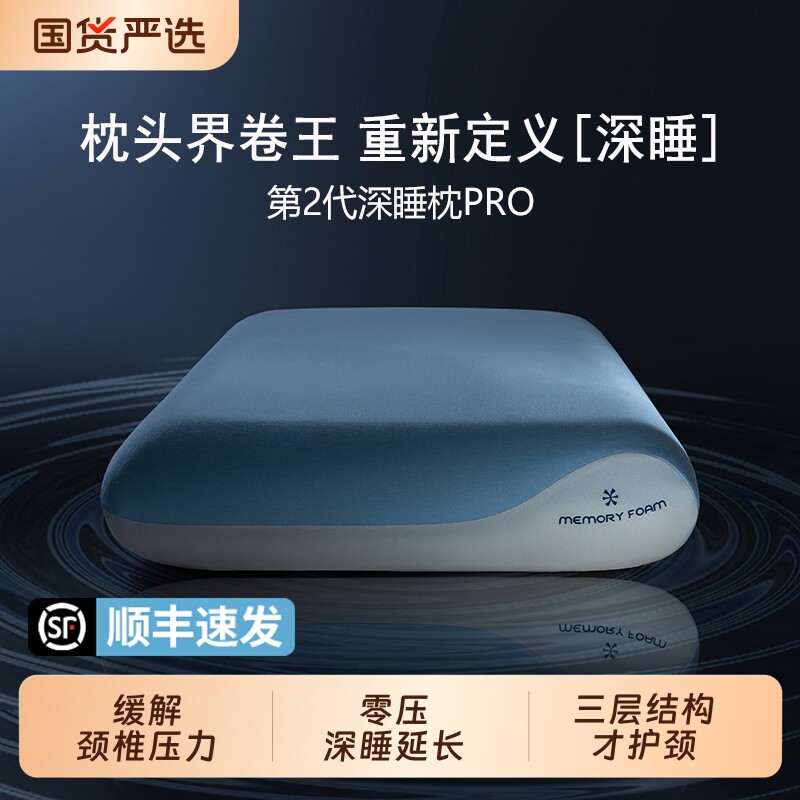 云感慢回弹深睡护颈枕图片