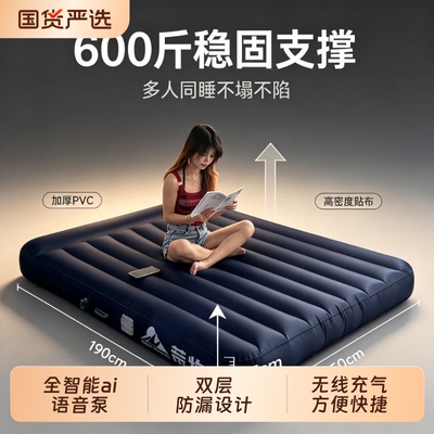 荒牧充气床垫打地铺自动新款帐篷户外露营睡垫折叠家用冲气垫床