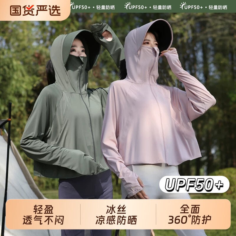 冰丝防晒衣女款2026新款夏季骑车防紫外线UPF50+防晒服薄款防晒衫图片
