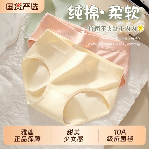 内裤女士纯棉抗菌新款