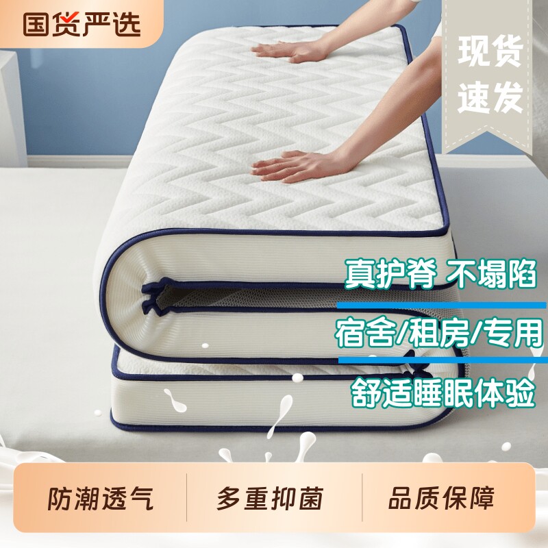 床垫厚软垫家用铺宿舍学生单人榻榻米垫子海绵垫褥子租房专用折叠
