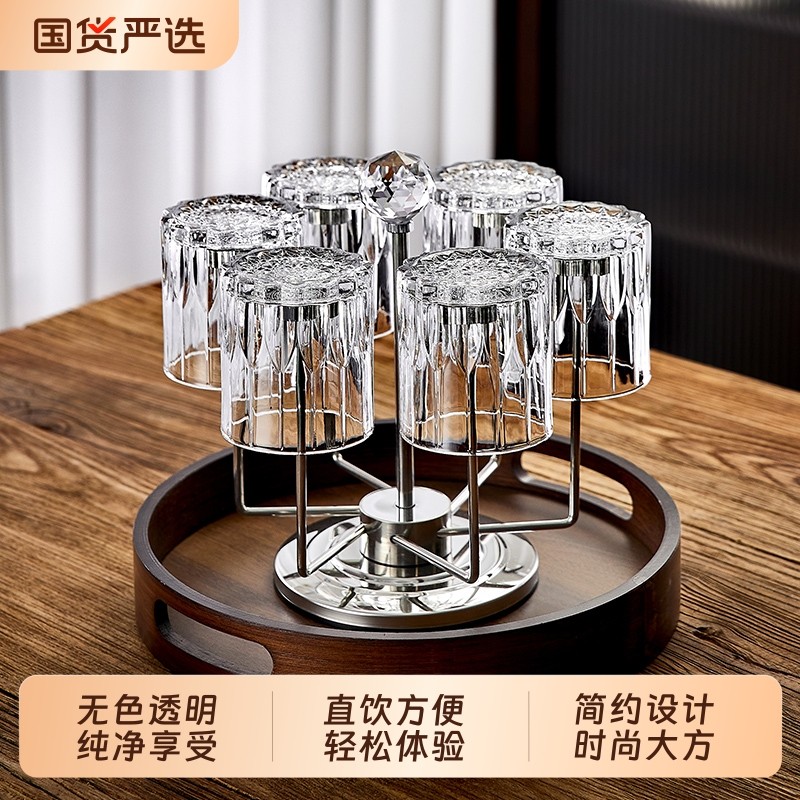 青苹果玻璃喝水杯子高级感家用待客套装泡茶啤咖啡杯具高硼硅水壶