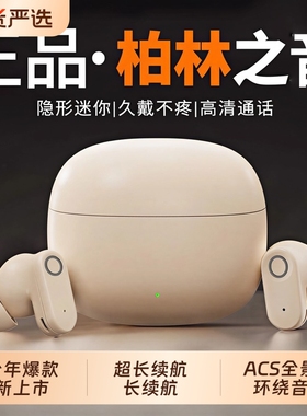 柏林之音蓝牙耳机入耳式降噪真无线高音质游戏运动长续航2025新款