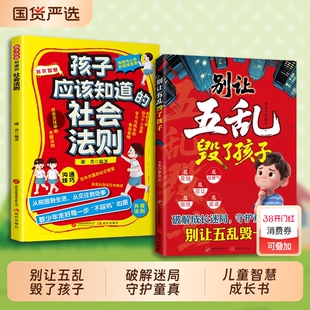 别让五乱毁了孩子正版破解成长迷局守护童真应该知道的社会法则传授社交智慧与沟通技巧让孩子懂人情知世故C情绪稳定书籍思维