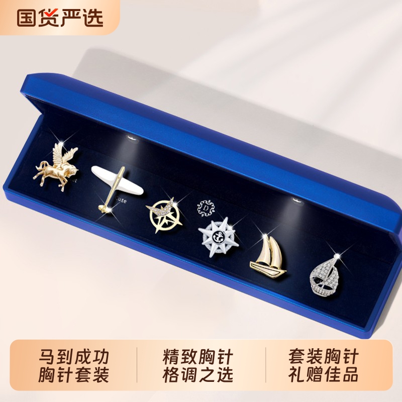送男友生日礼物男生男士老公实用惊喜高端胸针配饰小众大气精致