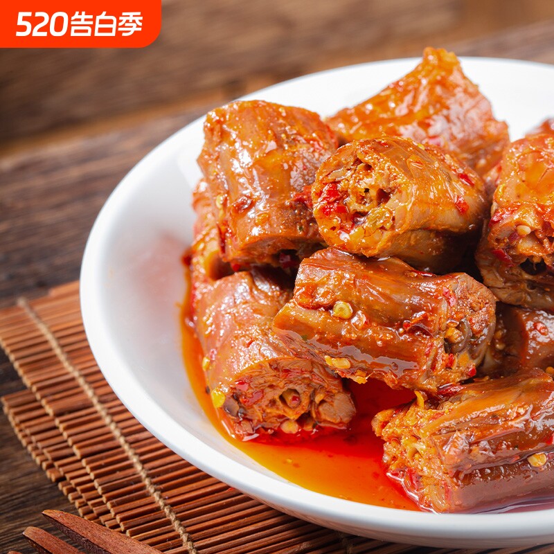 口口香酱卤鸭脖熟食短鸭脖子散装追剧休闲零食小吃湖南特产卤味