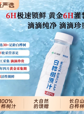 临期 买一赠一】泉阳泉长白山300ml*12瓶天然白桦树原汁植物饮料
