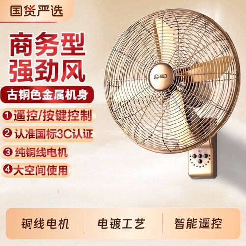 林边金属壁扇大风力复古经典