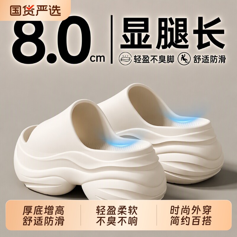 厚底女士凉拖鞋|超7000次加购图片