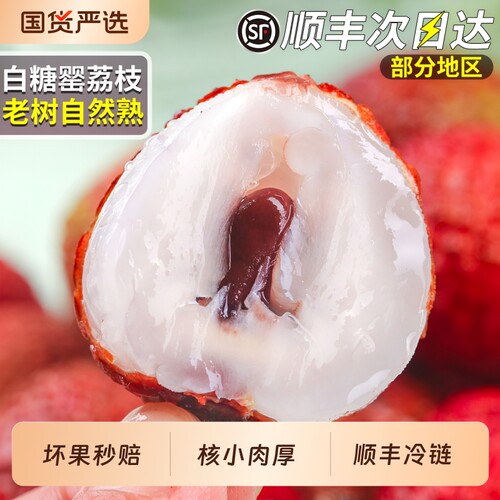 顺丰白糖罂荔枝当季精美礼盒装