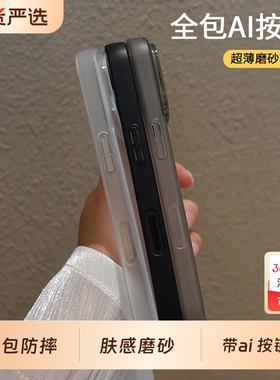 【品林】适用苹果17手机壳pro防摔新款por保护壳max磨砂透明iphone精孔全包pm镜头p超薄二合一ai相机按键外壳