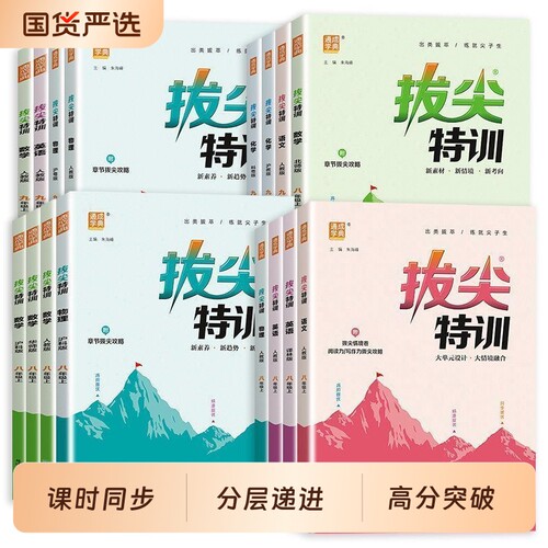 初中拔尖特训7-9年级同步练习册