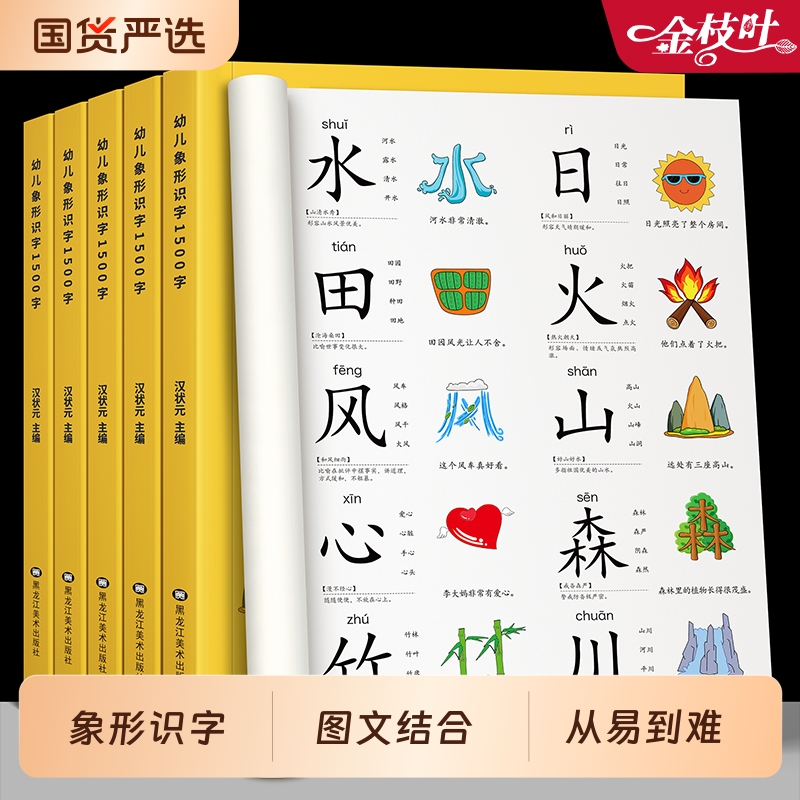 识字书幼儿认字识字大王3000字